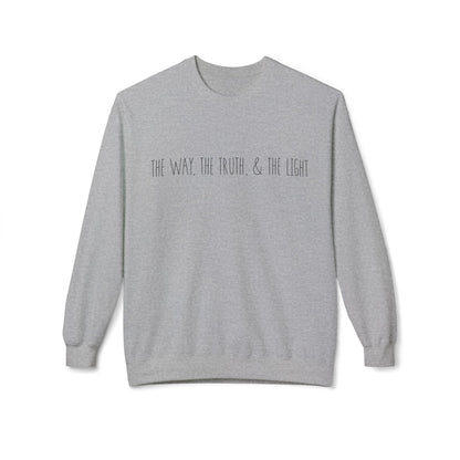 The Way, The Truth & The Light | Cozy Crewneck Sweatshirt