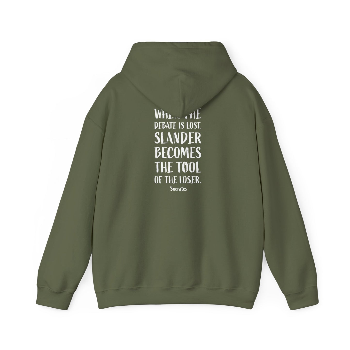Quote Socrates  | Cozy Hoodie