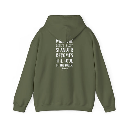 Quote Socrates  | Cozy Hoodie