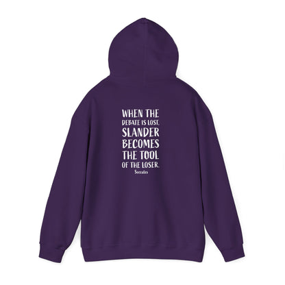 Quote Socrates  | Cozy Hoodie