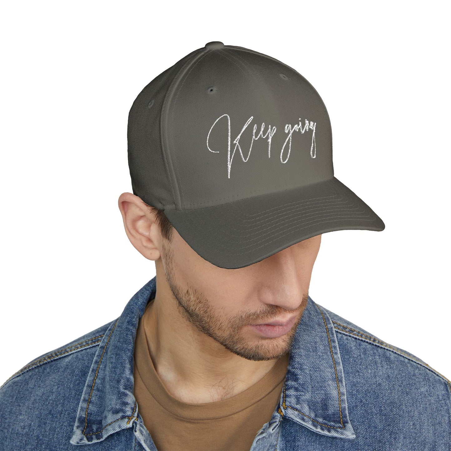 Keep Going | Closed Back, Fitted Hat
