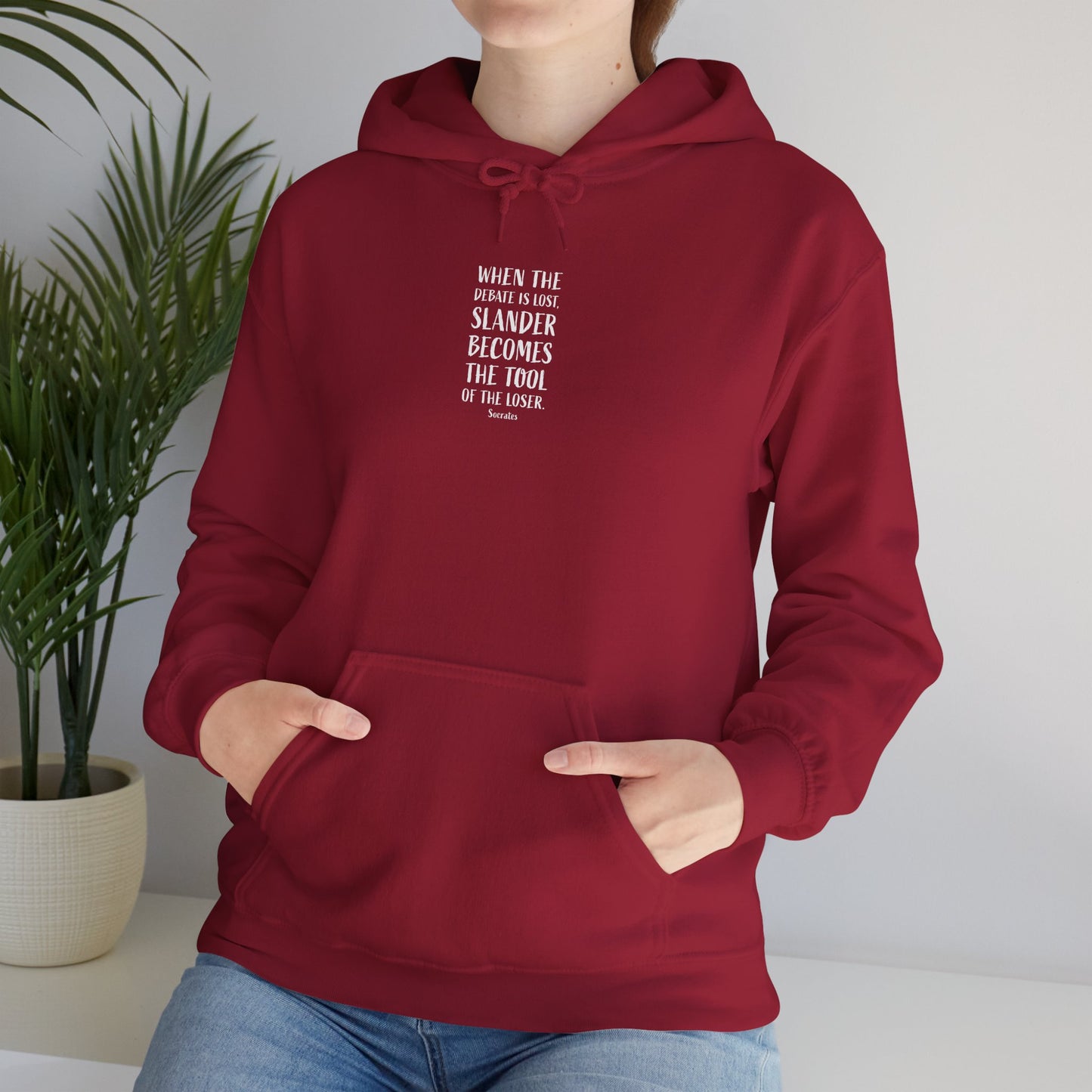 Quote Socrates, Hoodie