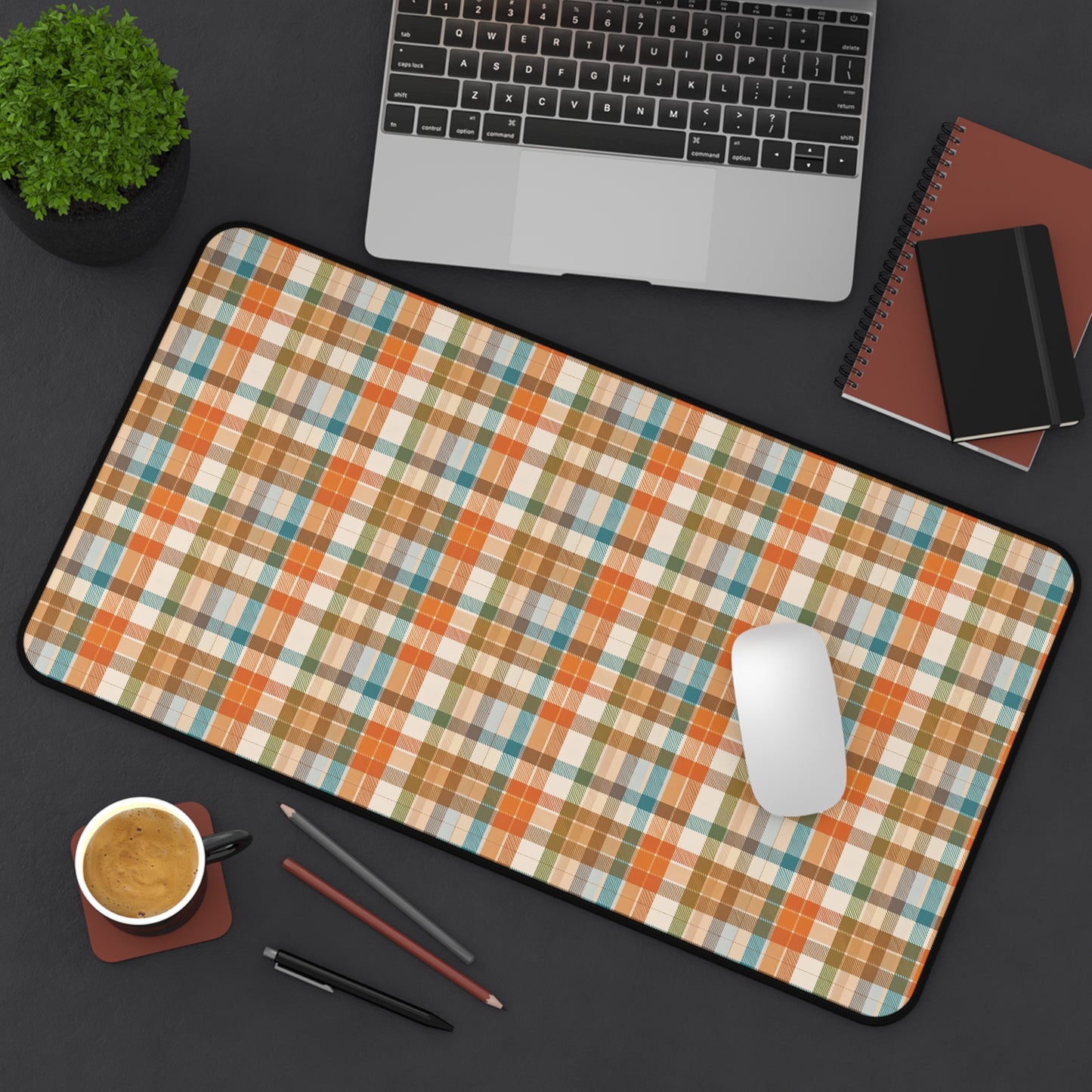 Golden Glen Plaid | Gaming Pad/Desk Mat