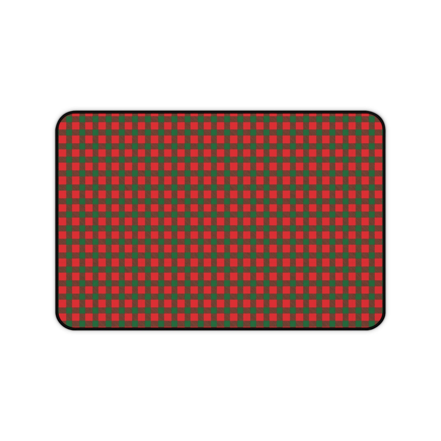Santa's Plaid Gaming Pad & Desk Mat