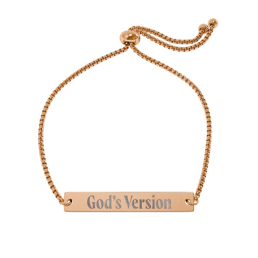 God's Version, Adjustable Bracelet