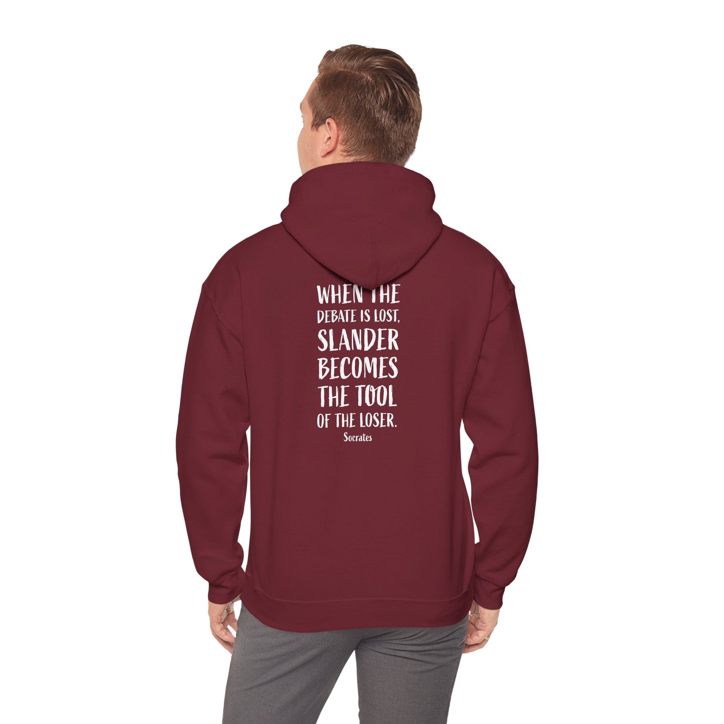 Quote Socrates  | Cozy Hoodie
