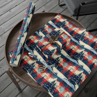Frosted Freedom Wrapping Paper