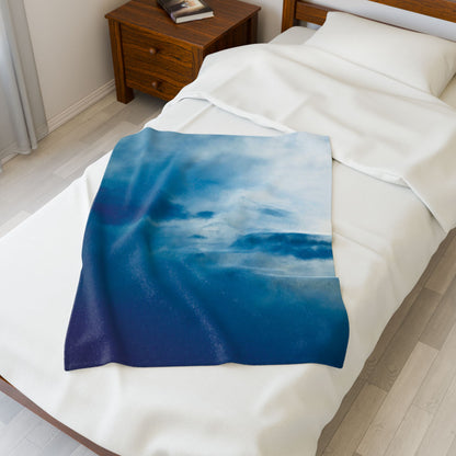 Deep Waters Above | Plush Blanket
