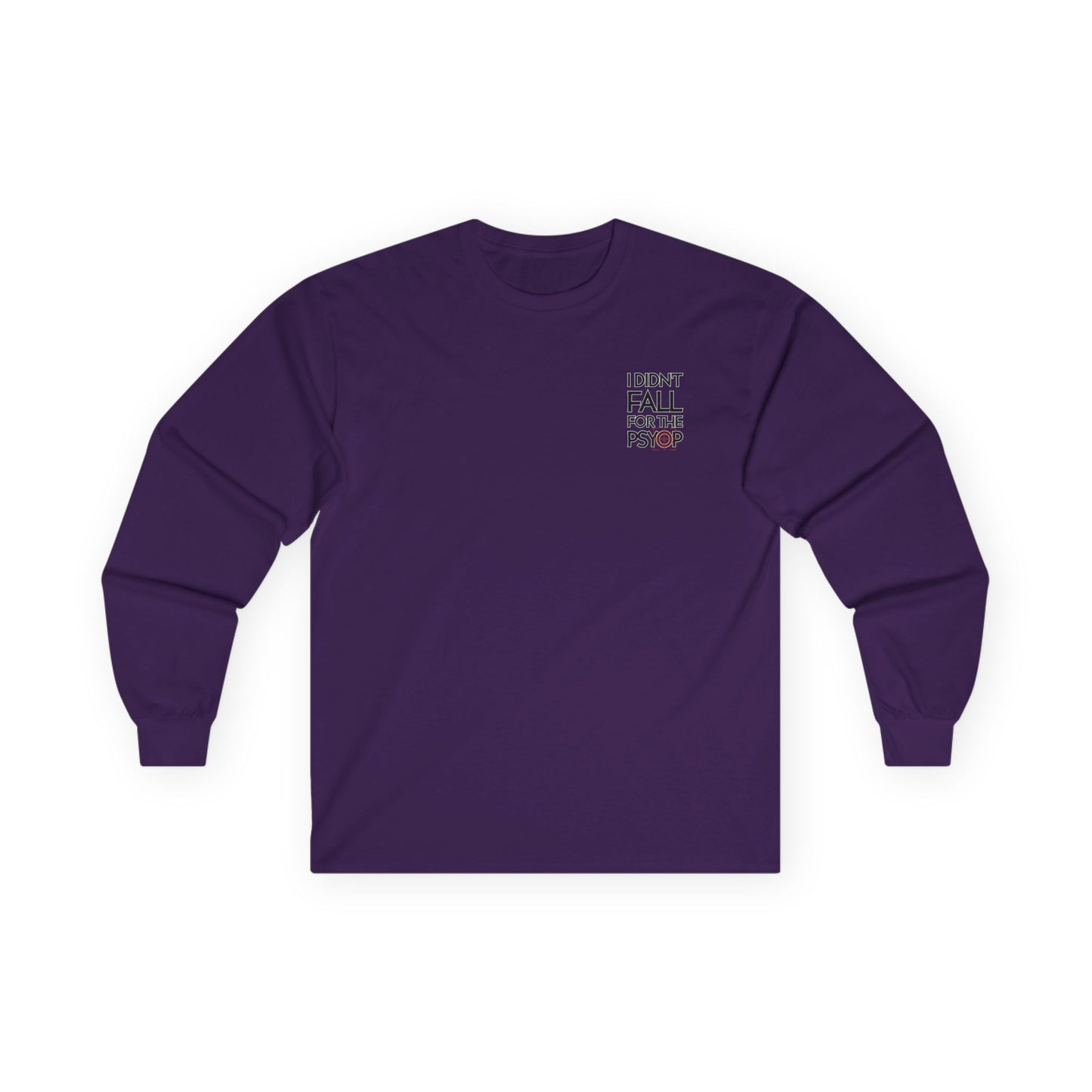 I DIDN'T FALL FOR THE PSYOP, Sleeved Tee