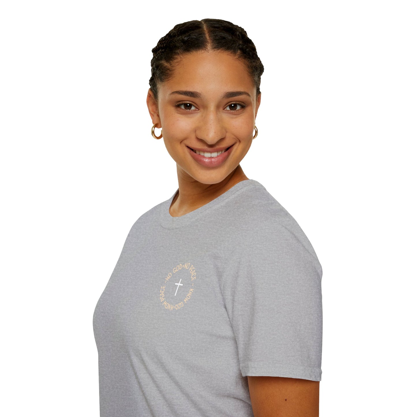 No God No Peace Know God Know Peace, Soft Tee