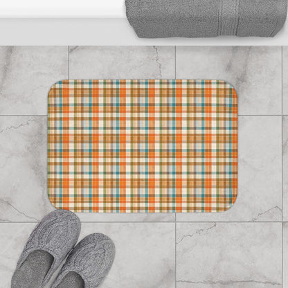 Golden Glen | Cozy Plaid Bath Mat