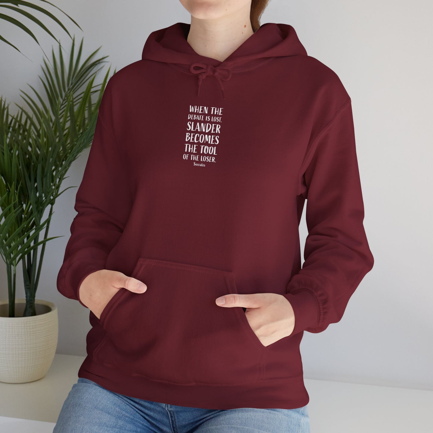 Quote Socrates  | Cozy Hoodie