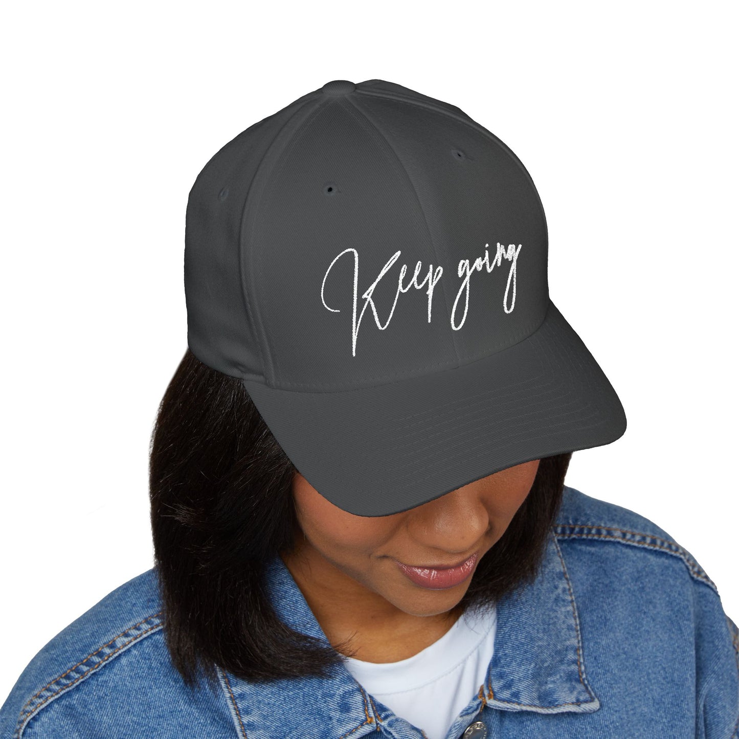 Keep Going | Closed Back, Fitted Hat