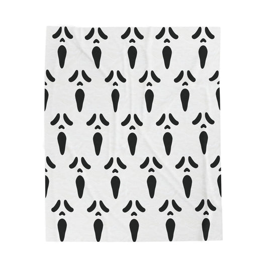 Scream Face | Plush Blanket