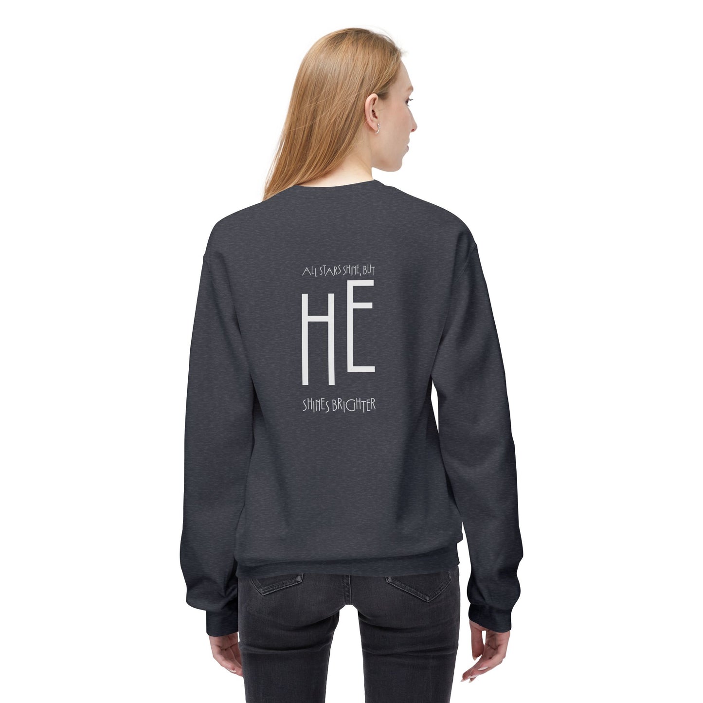 HE Shines Brighter | Cozy Crewneck Sweatshirt