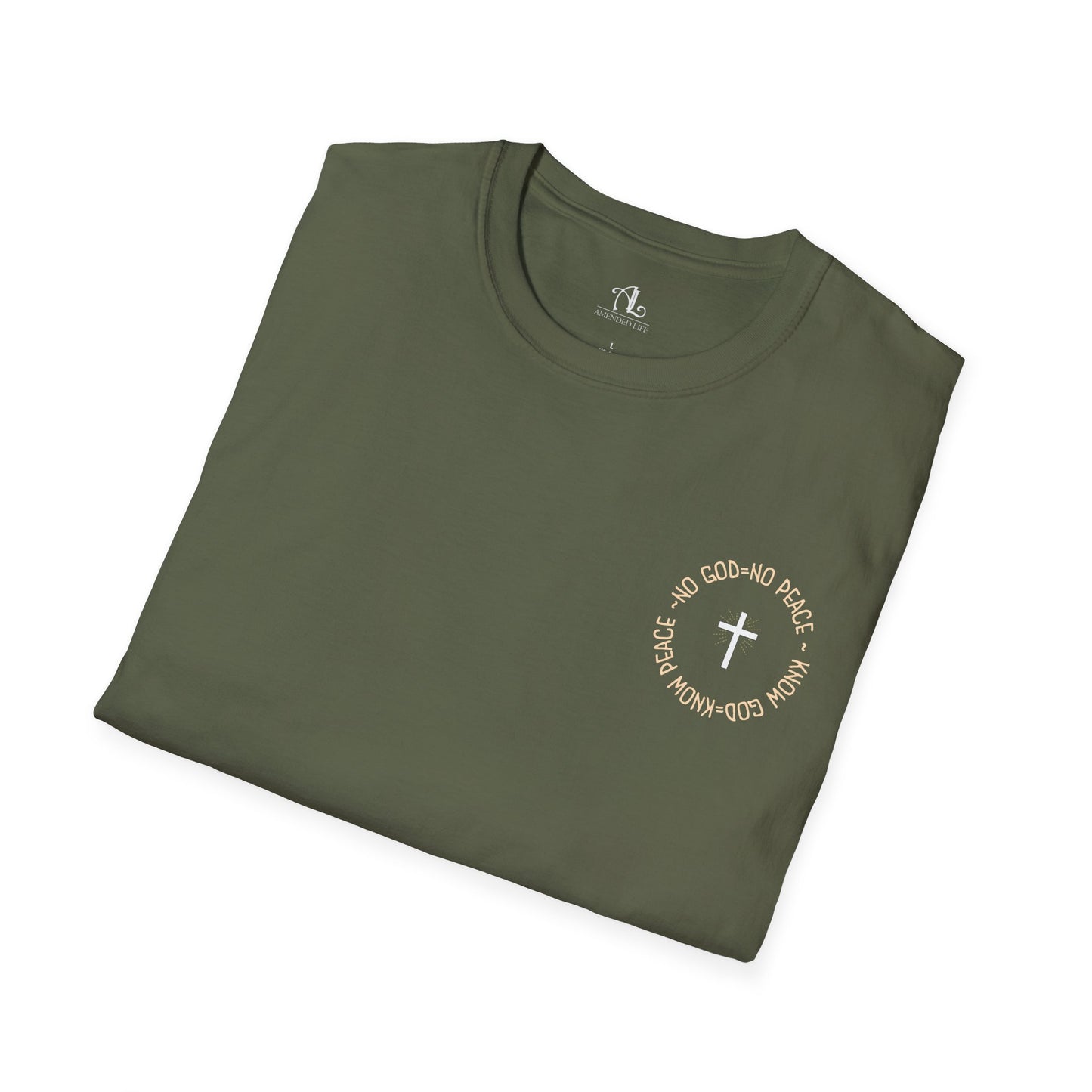 No God No Peace Know God Know Peace, Soft Tee
