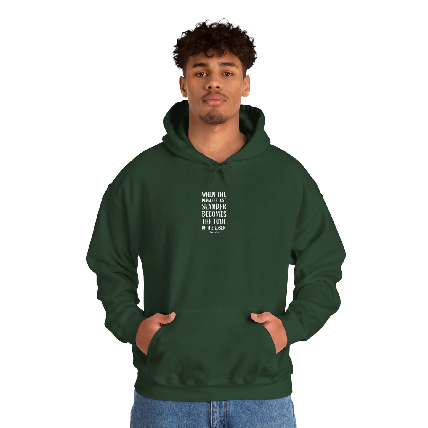 Quote Socrates  | Cozy Hoodie