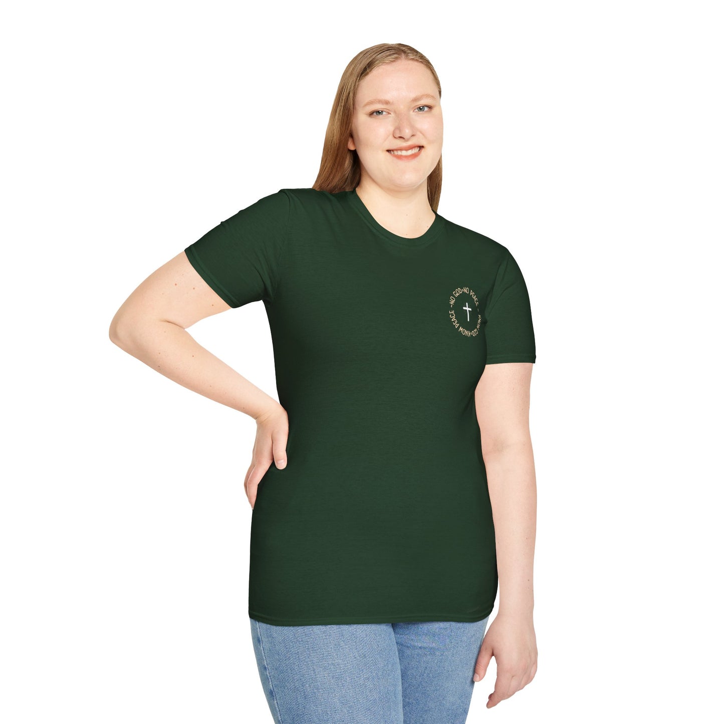 No God No Peace Know God Know Peace, Soft Tee