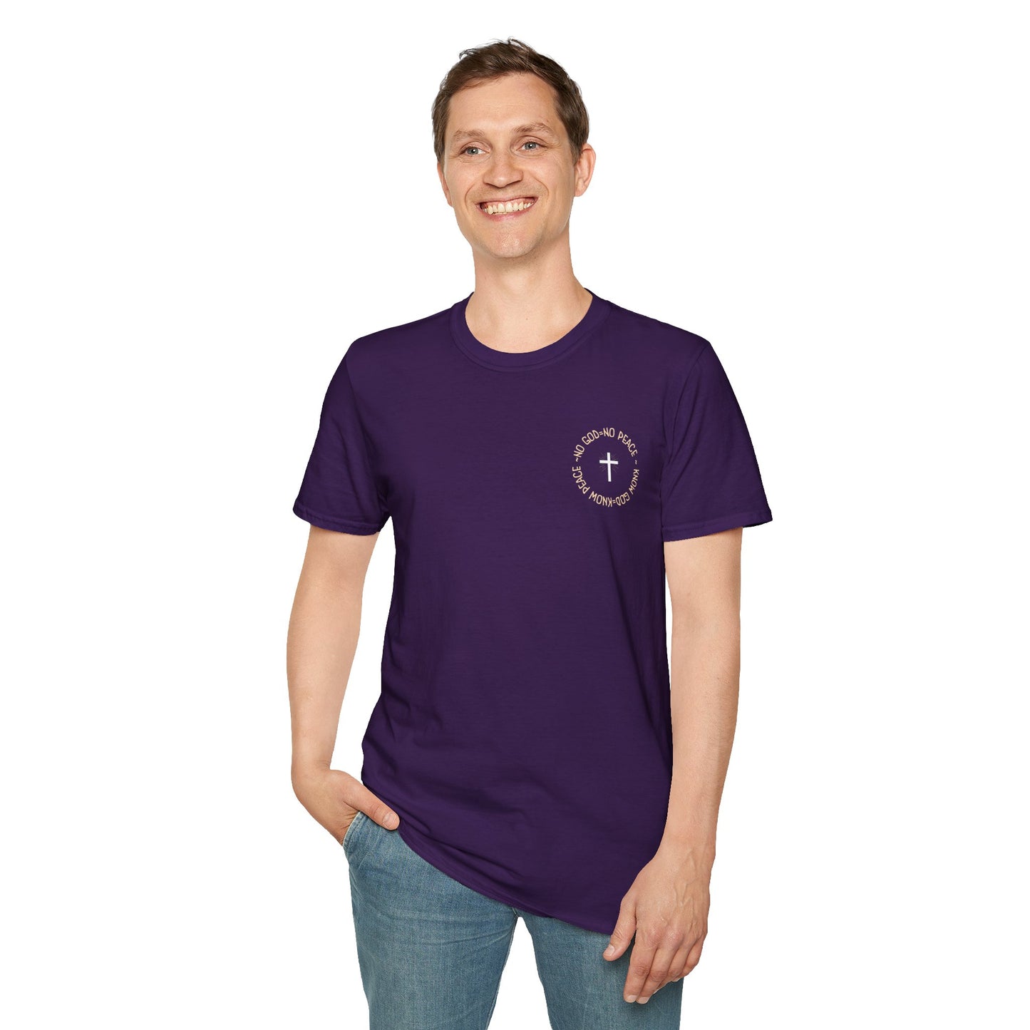 No God No Peace Know God Know Peace, Soft Tee