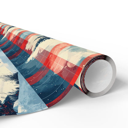 Frosted Freedom Wrapping Paper