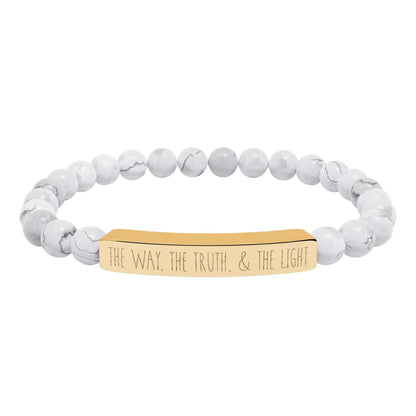 The Way, The Truth, and The Light, Beaded Bracelet