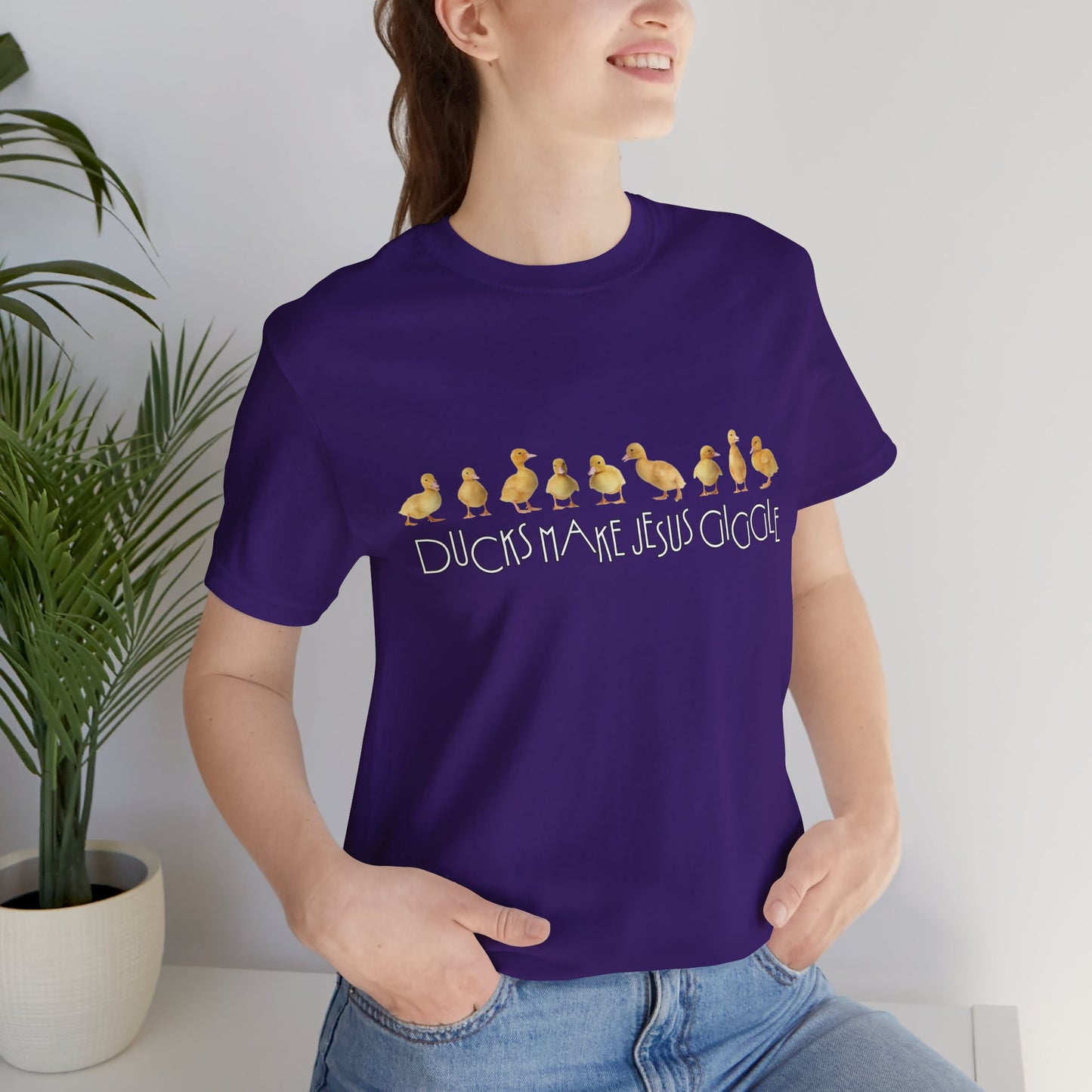 Ducks Make Jesus Giggle, Soft Tee