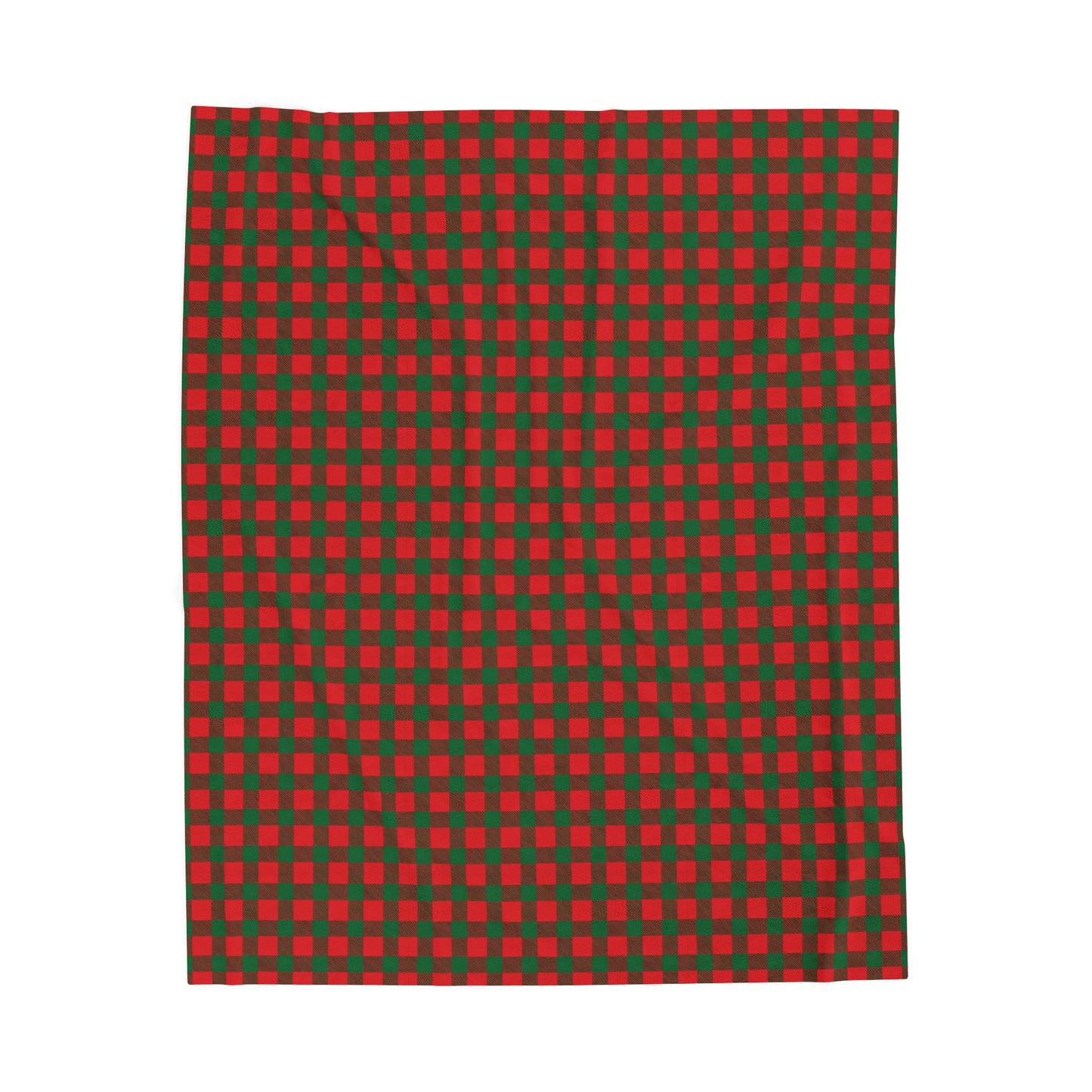 Santa Plaid | Holiday Plush Throw