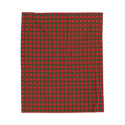 Santa Plaid | Holiday Plush Throw