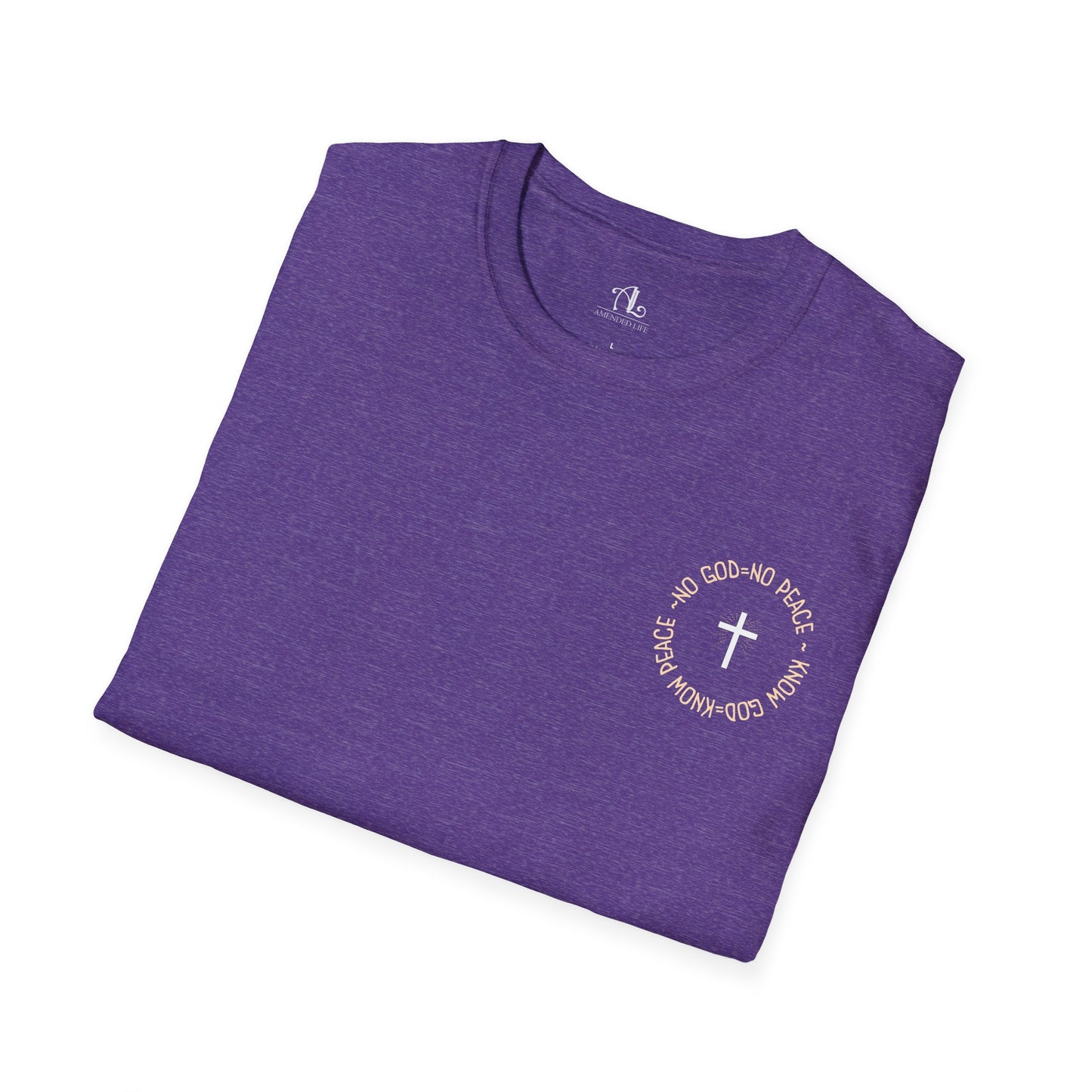 No God No Peace Know God Know Peace, Soft Tee