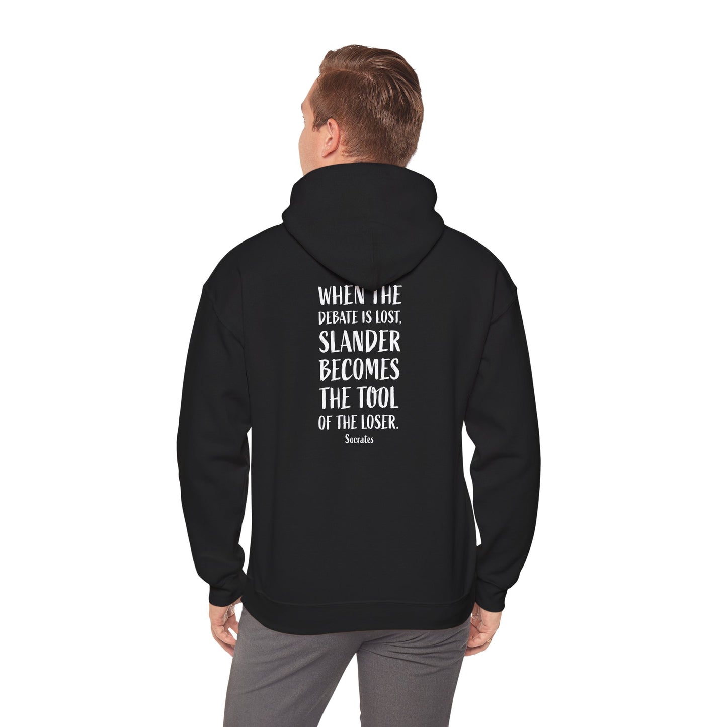 Quote Socrates  | Cozy Hoodie