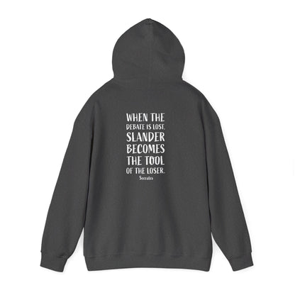 Quote Socrates  | Cozy Hoodie