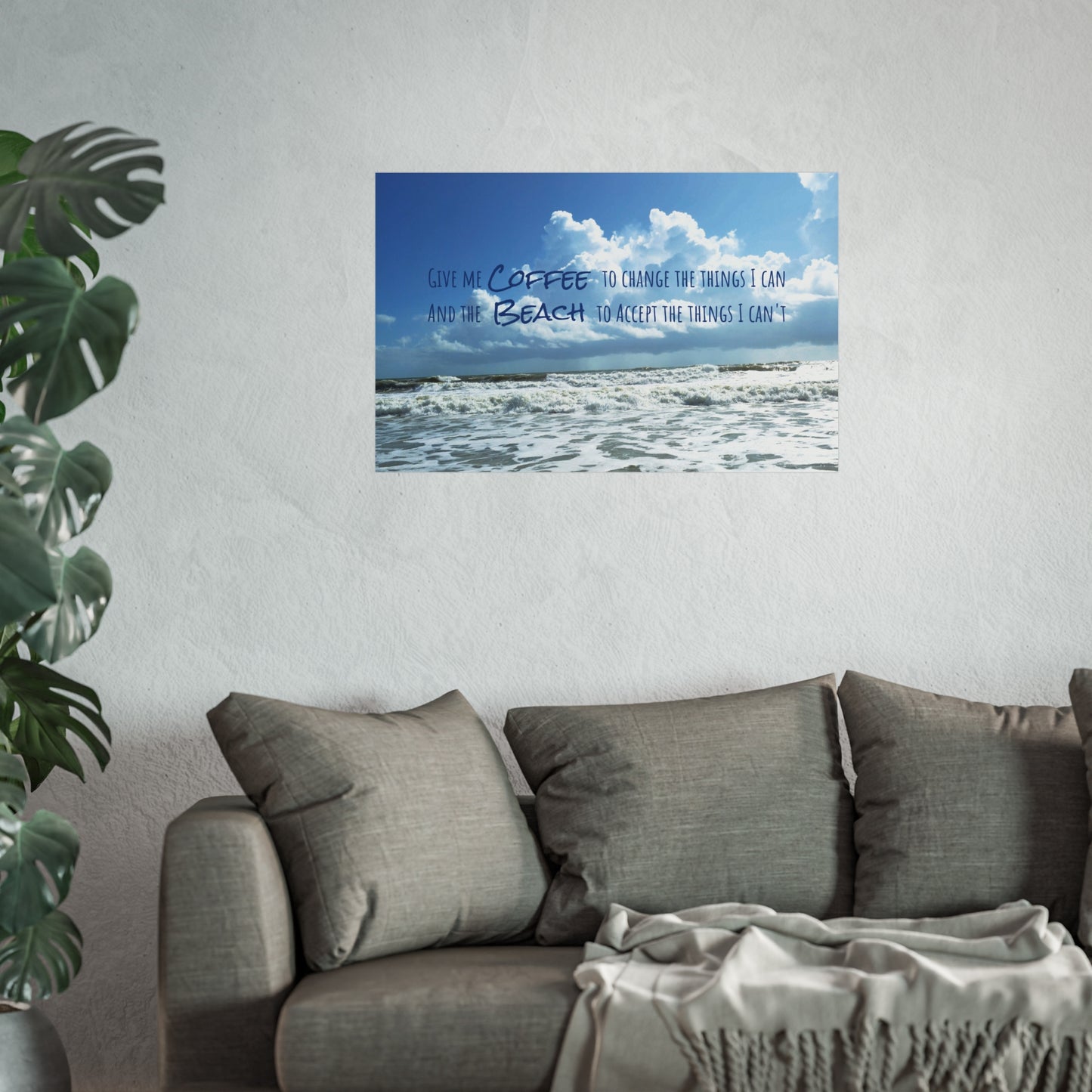 Coffee Or The Beach | Fine Art Poster