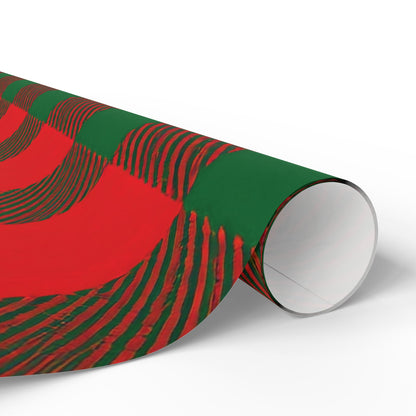 Santa's Buffalo Plaid Wrapping Paper