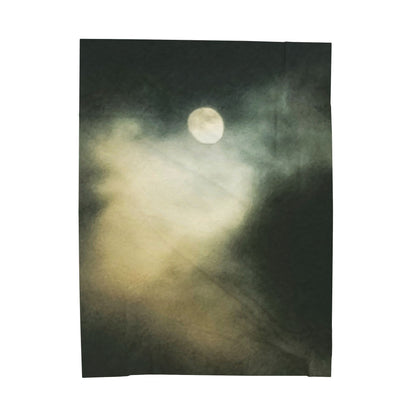 Ghostly Moon | Plush Blanket