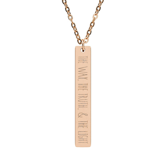 The Trinity Bar, Vertical Necklace