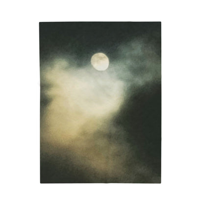 Ghostly Moon | Plush Blanket