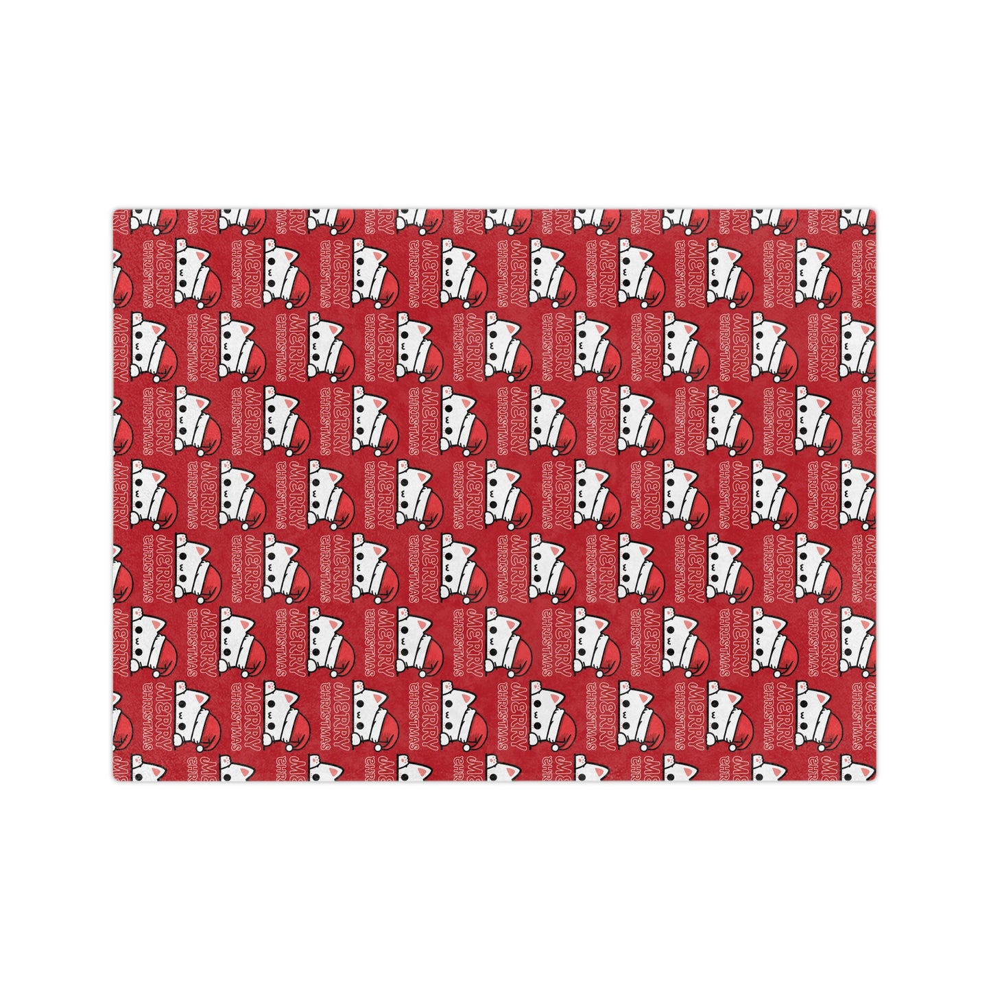 Santa Paws, Velveteen Fleece Blanket