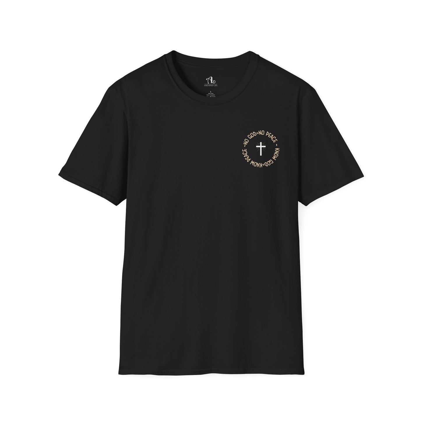 No God No Peace Know God Know Peace, Soft Tee