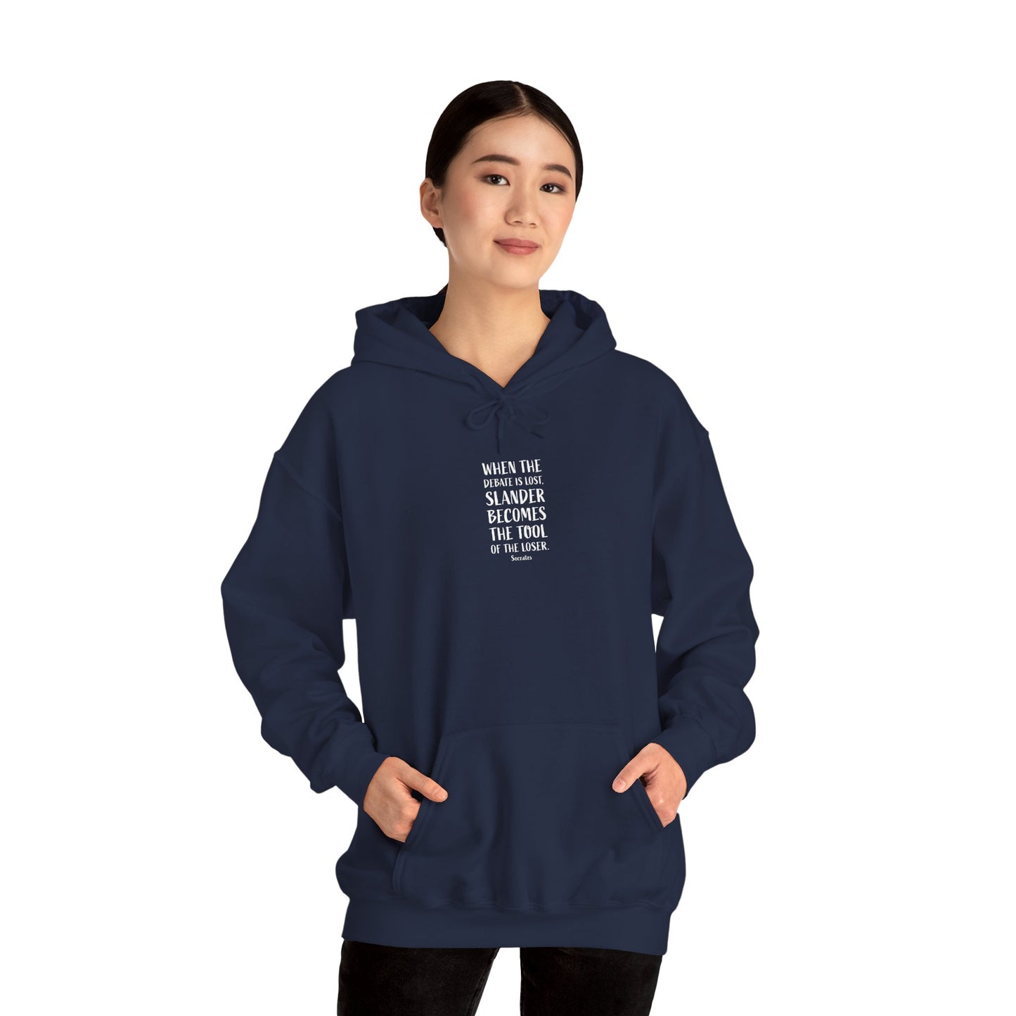 Quote Socrates  | Cozy Hoodie