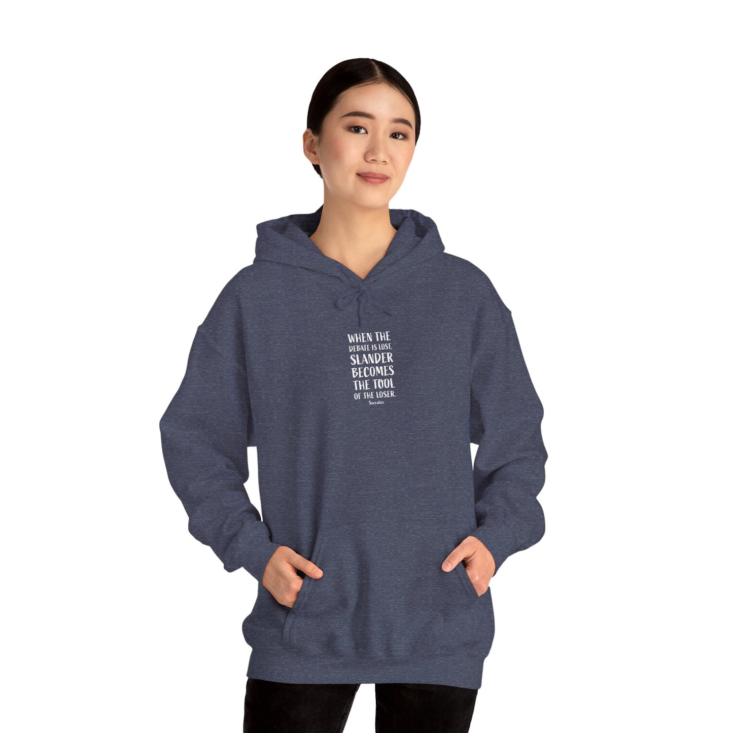 Quote Socrates  | Cozy Hoodie