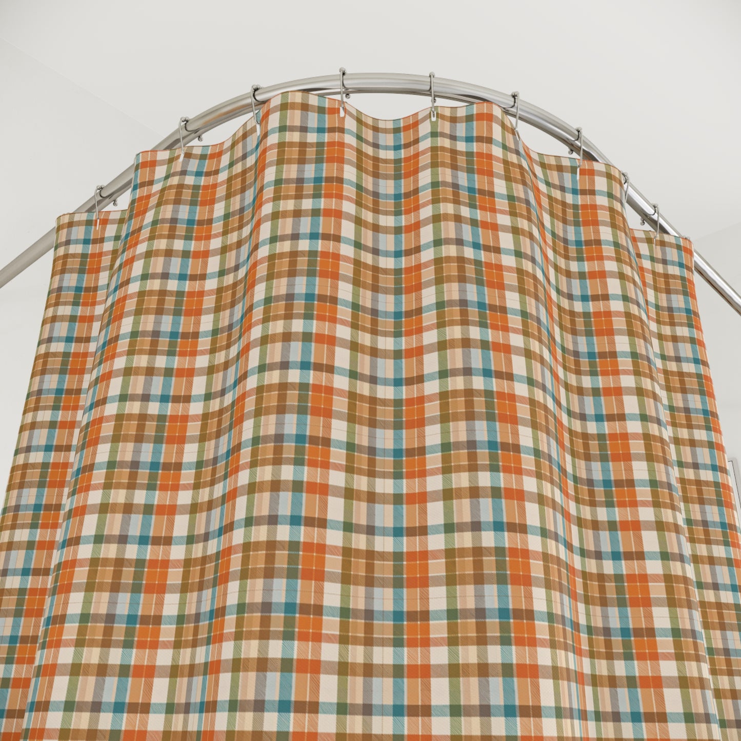 Golden Glen Shower Curtain | Cozy Bathroom Decor