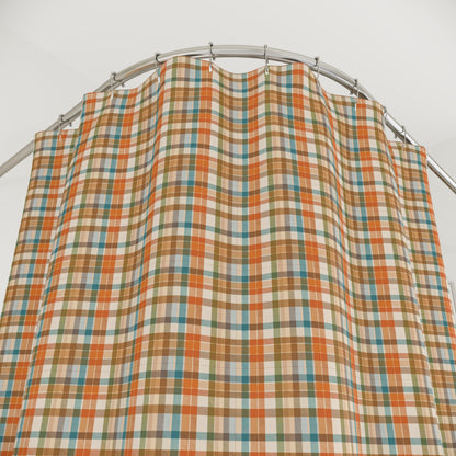 Golden Glen Shower Curtain | Cozy Bathroom Decor