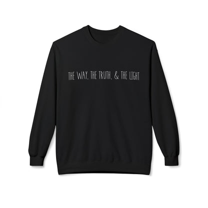 The Way, The Truth & The Light | Cozy Crewneck Sweatshirt