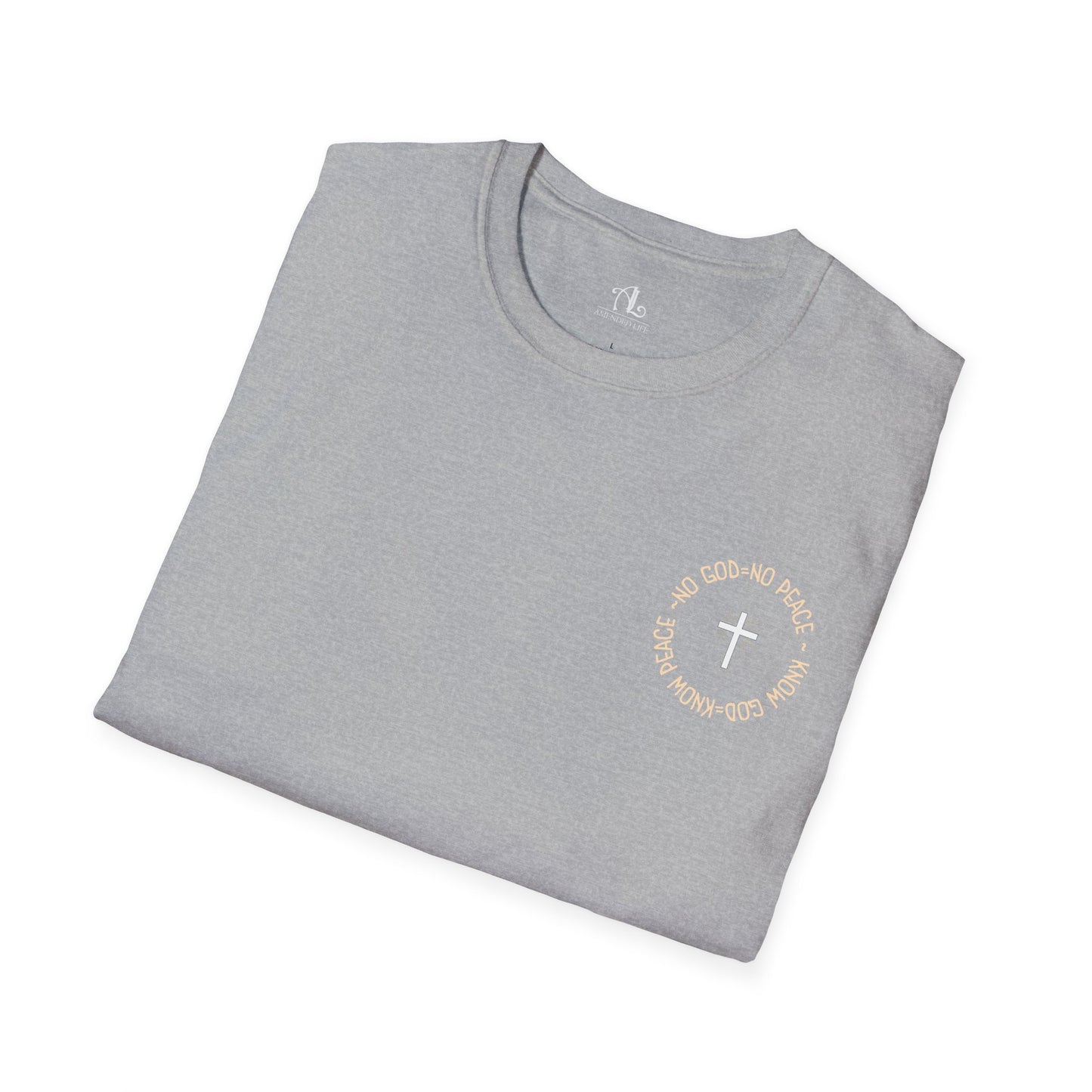 No God No Peace Know God Know Peace, Soft Tee