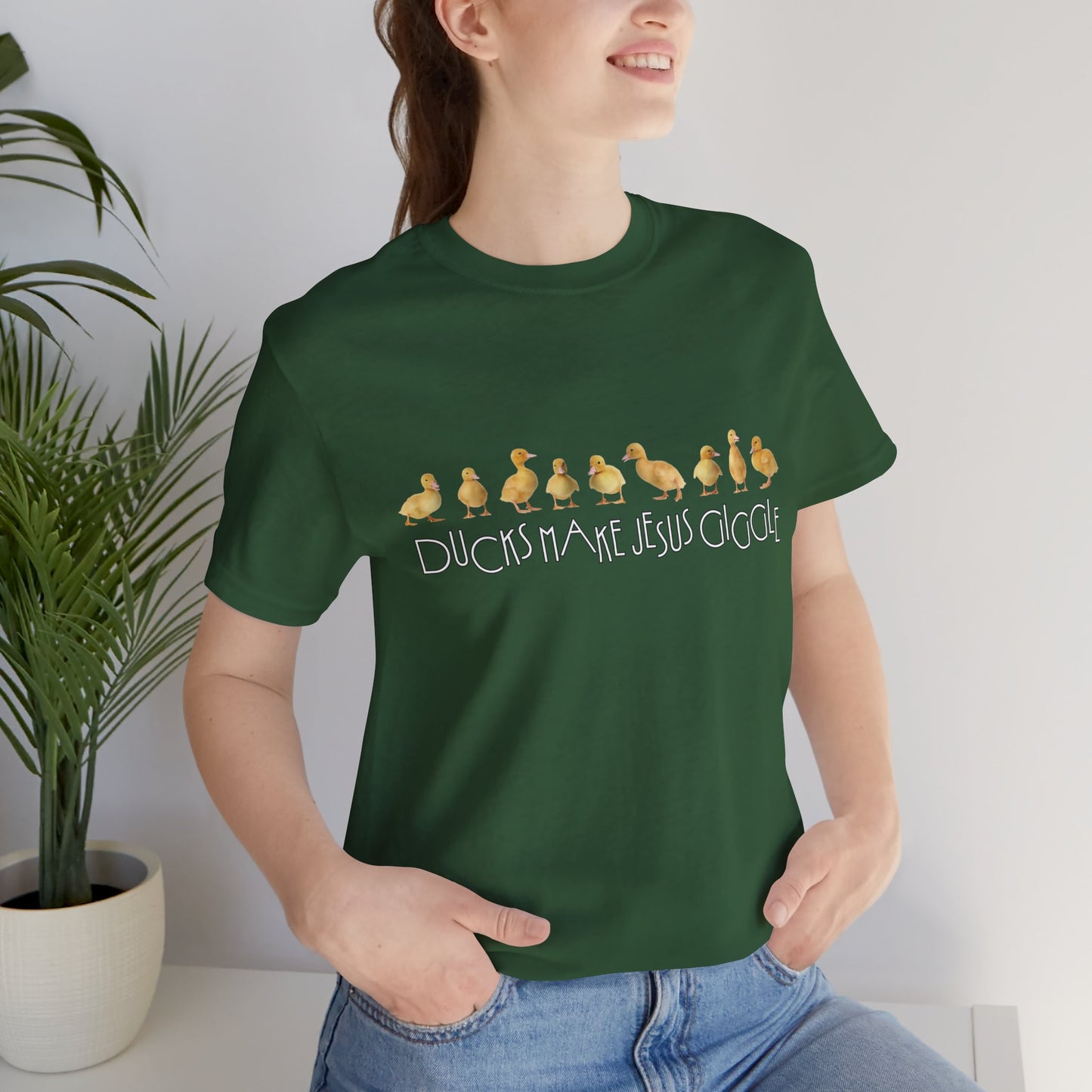 Ducks Make Jesus Giggle, Soft Tee