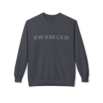 The Way, The Truth & The Light | Cozy Crewneck Sweatshirt