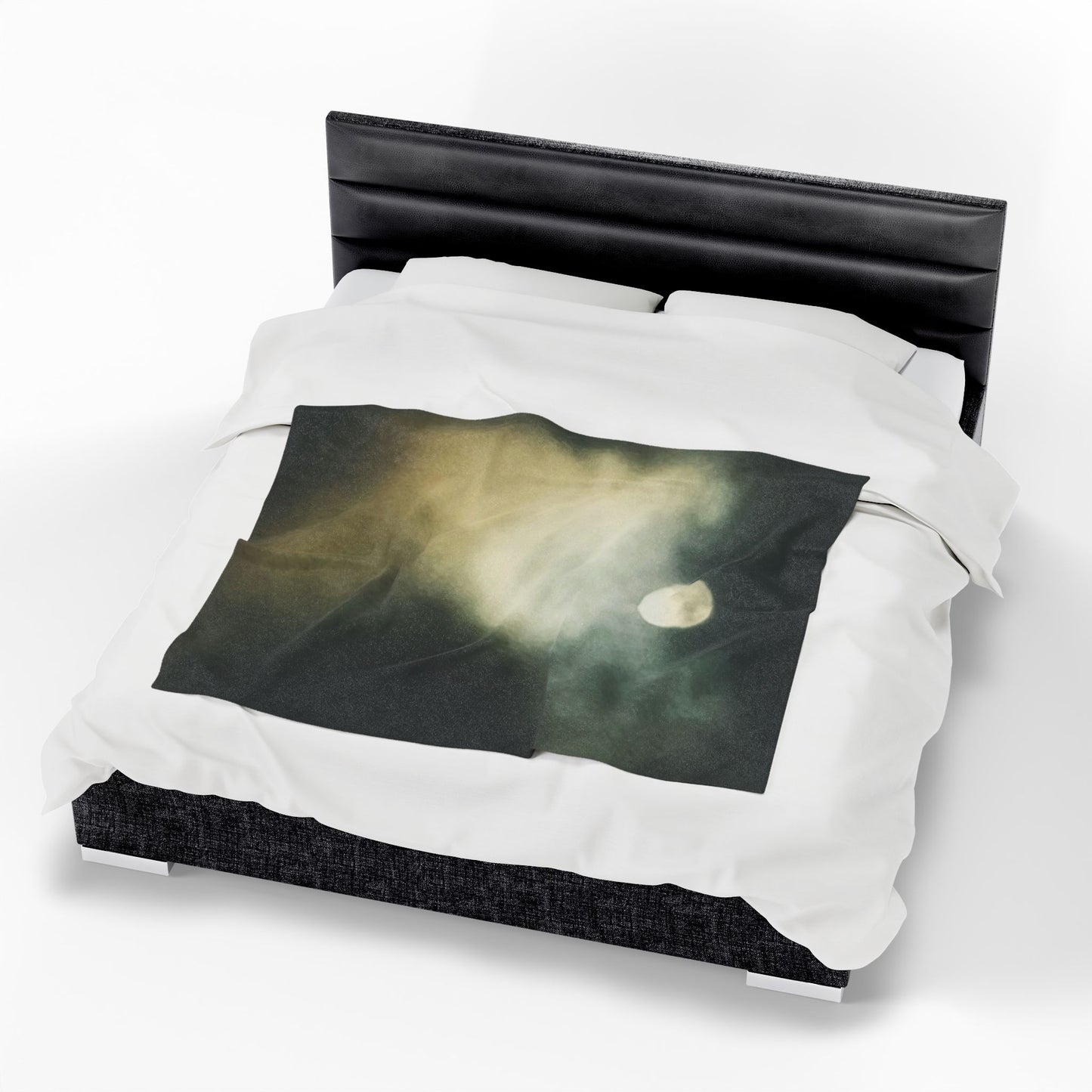 Ghostly Moon | Plush Blanket
