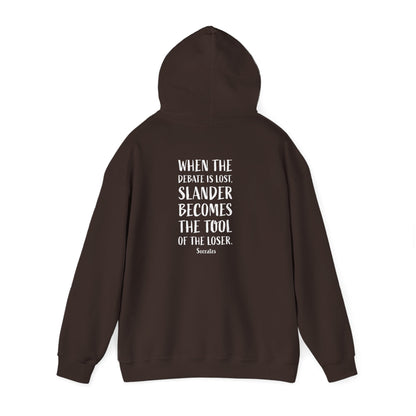 Quote Socrates  | Cozy Hoodie