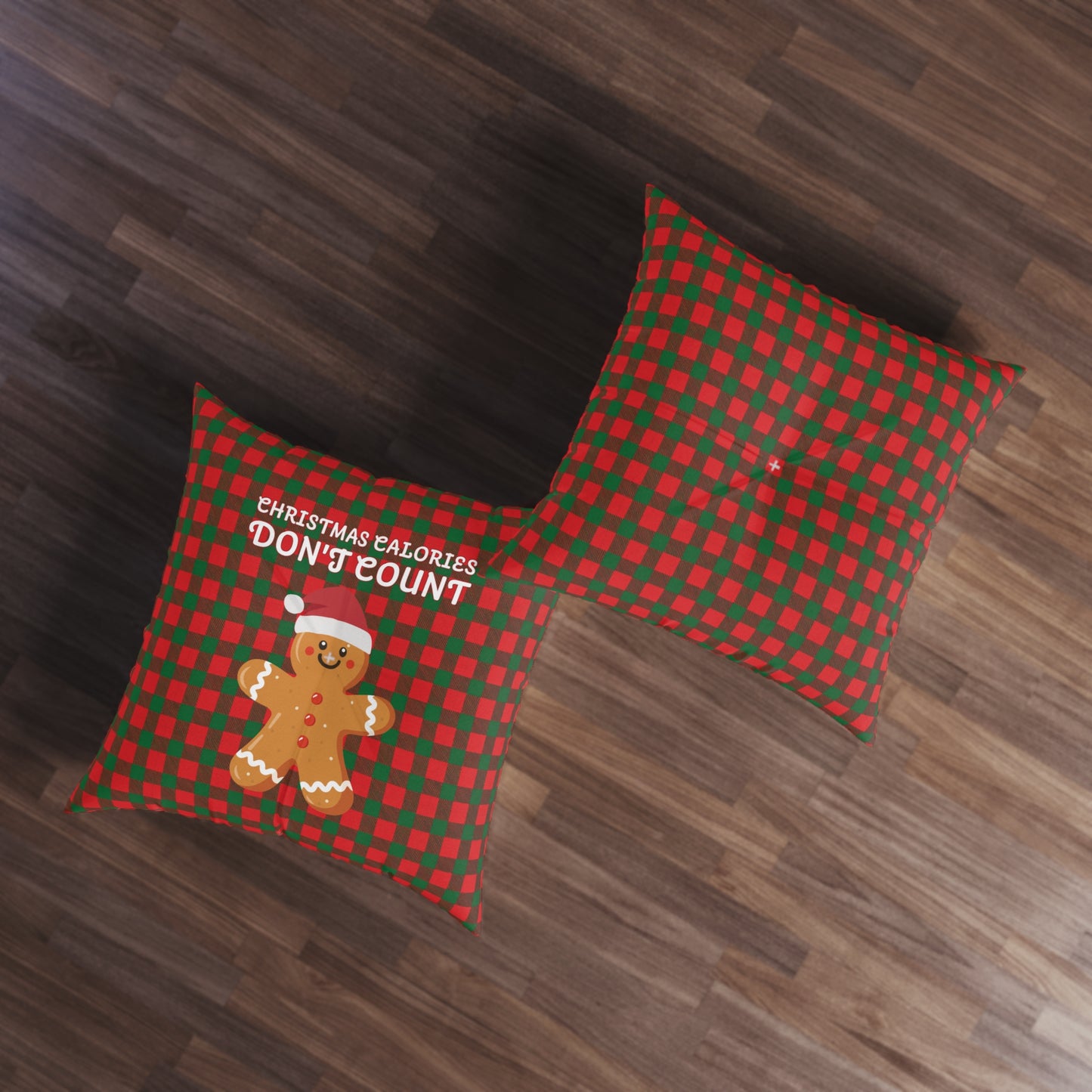 Mr. Frosty Crumbs Christmas Floor Pillow