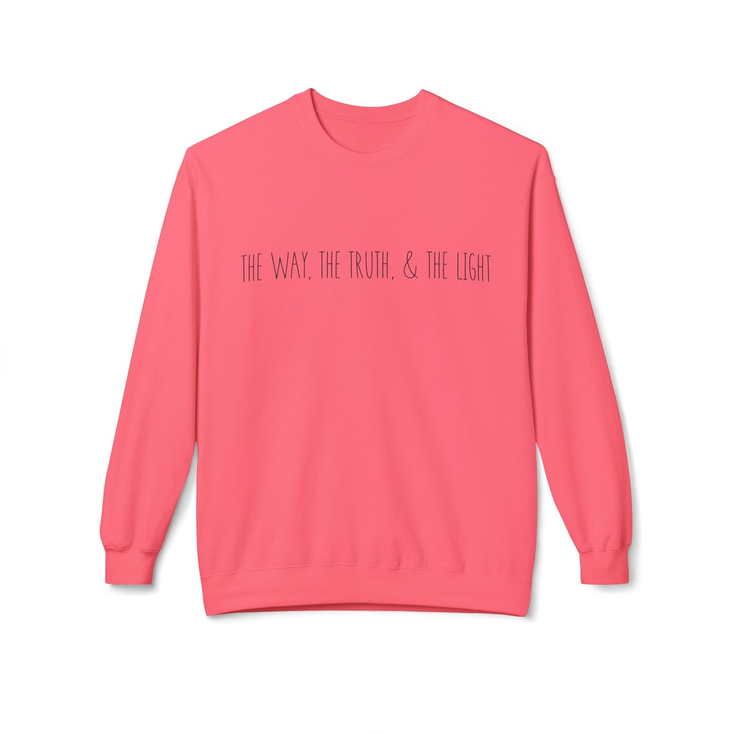 The Way, The Truth & The Light | Cozy Crewneck Sweatshirt